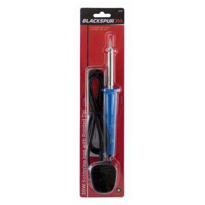 Blackspur 30W Soldering Iron With Pointed Tip Blackspur 30W Soldering Iron With Pointed Tip